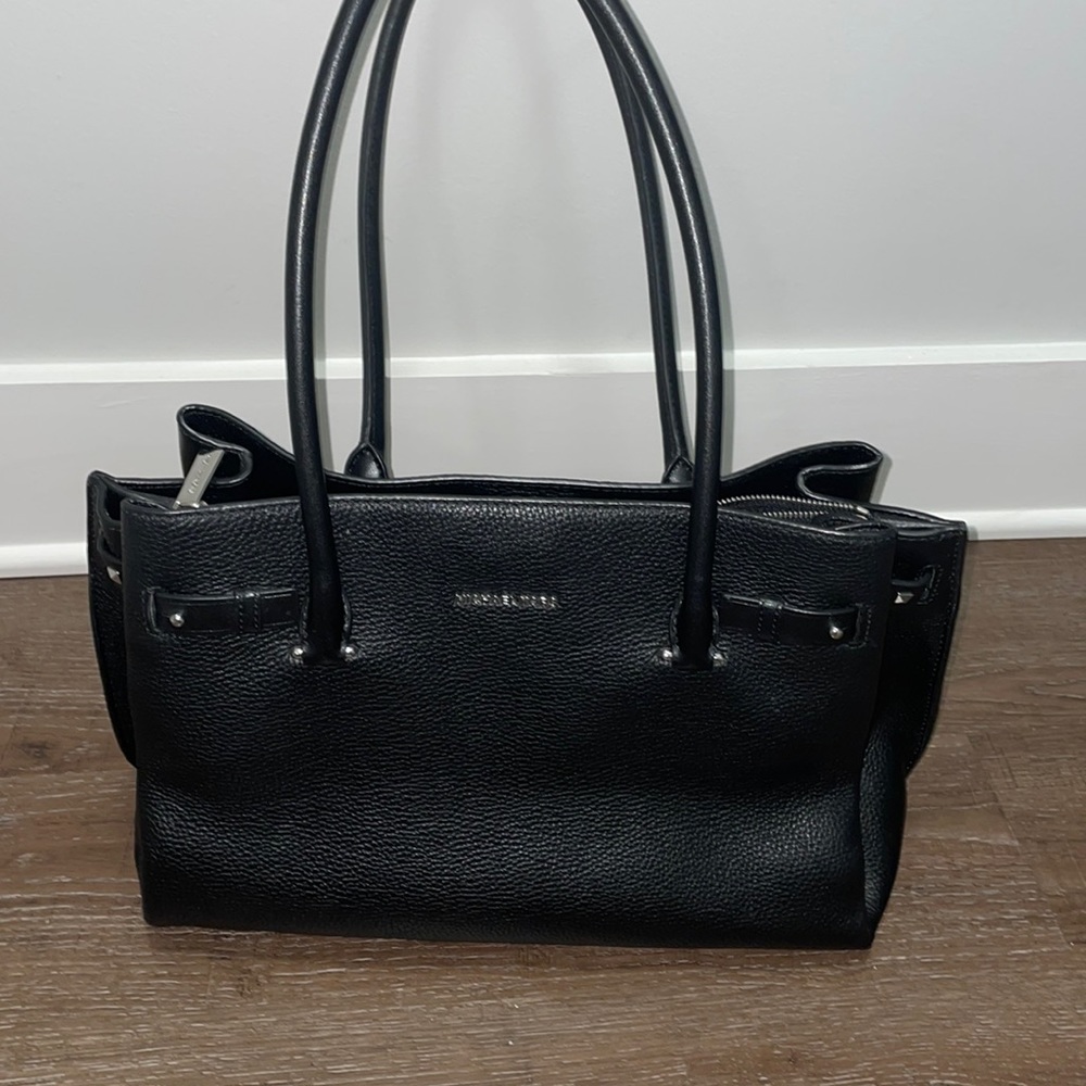 MICHAEL Michael Kors Black Leather Tote